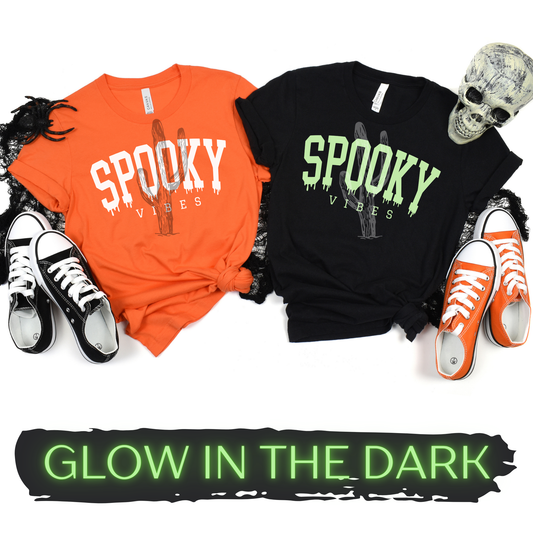 Spooky Vibes **Glow in the Dark DTF Transfer**