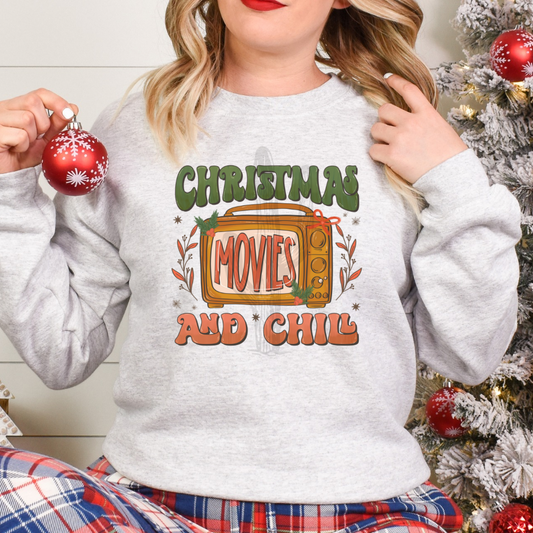 Christmas Movies & Chill **DTF Transfer**