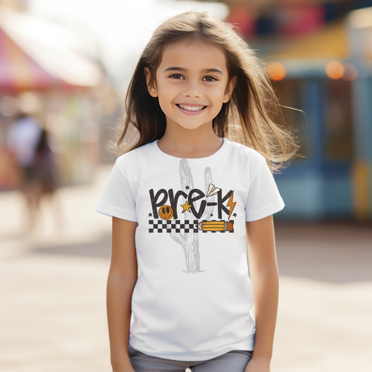 Pre-K - 7" TODDLER **DTF Transfer**