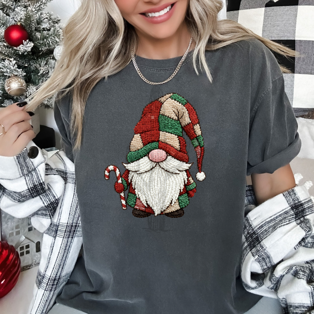 Faux Yarn Gnome **DTF Transfer**