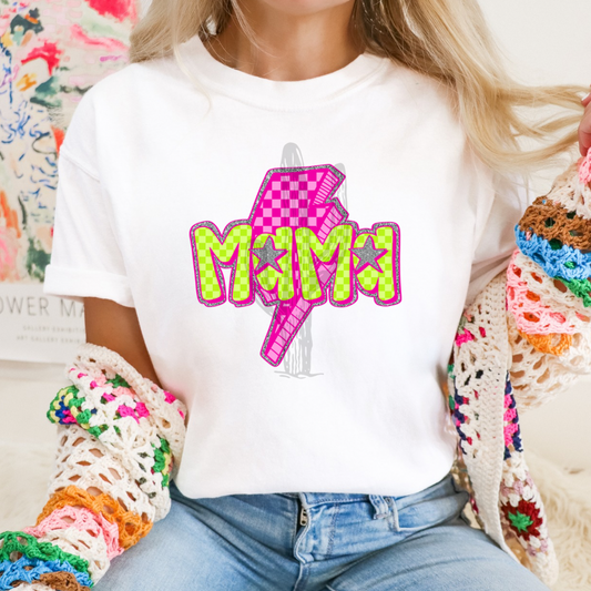 Lime & Pink Mama **DTF Transfer**