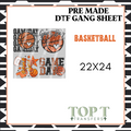 BASKETBALL **Pre Made DTF Gang Sheet**