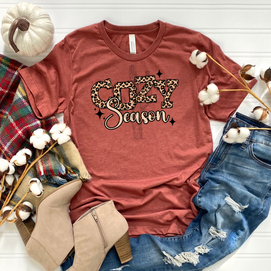 Leopard Cozy Season **DTF Transfer**