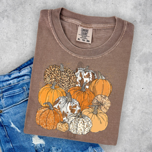 Animal Print Pumpkins **DTF Transfer**