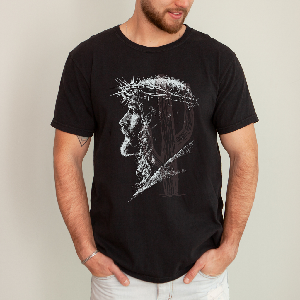King Jesus half tone **DTF Transfer**
