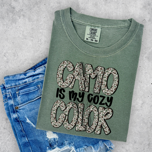 Camo Is My Cozy Color  **DTF Transfer**