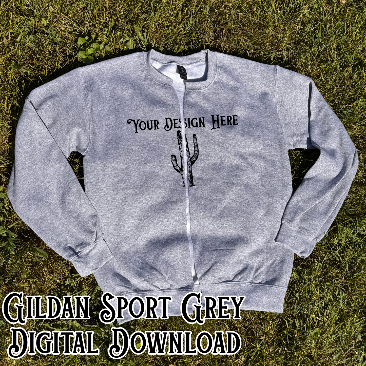 Cut Sweatshirt Trend **Blank Mockup** - Digital Download