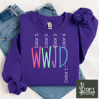 WWJD **Embroidered Crewneck**