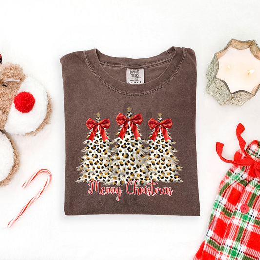 Leopard Christmas Trees **DTF Transfer**