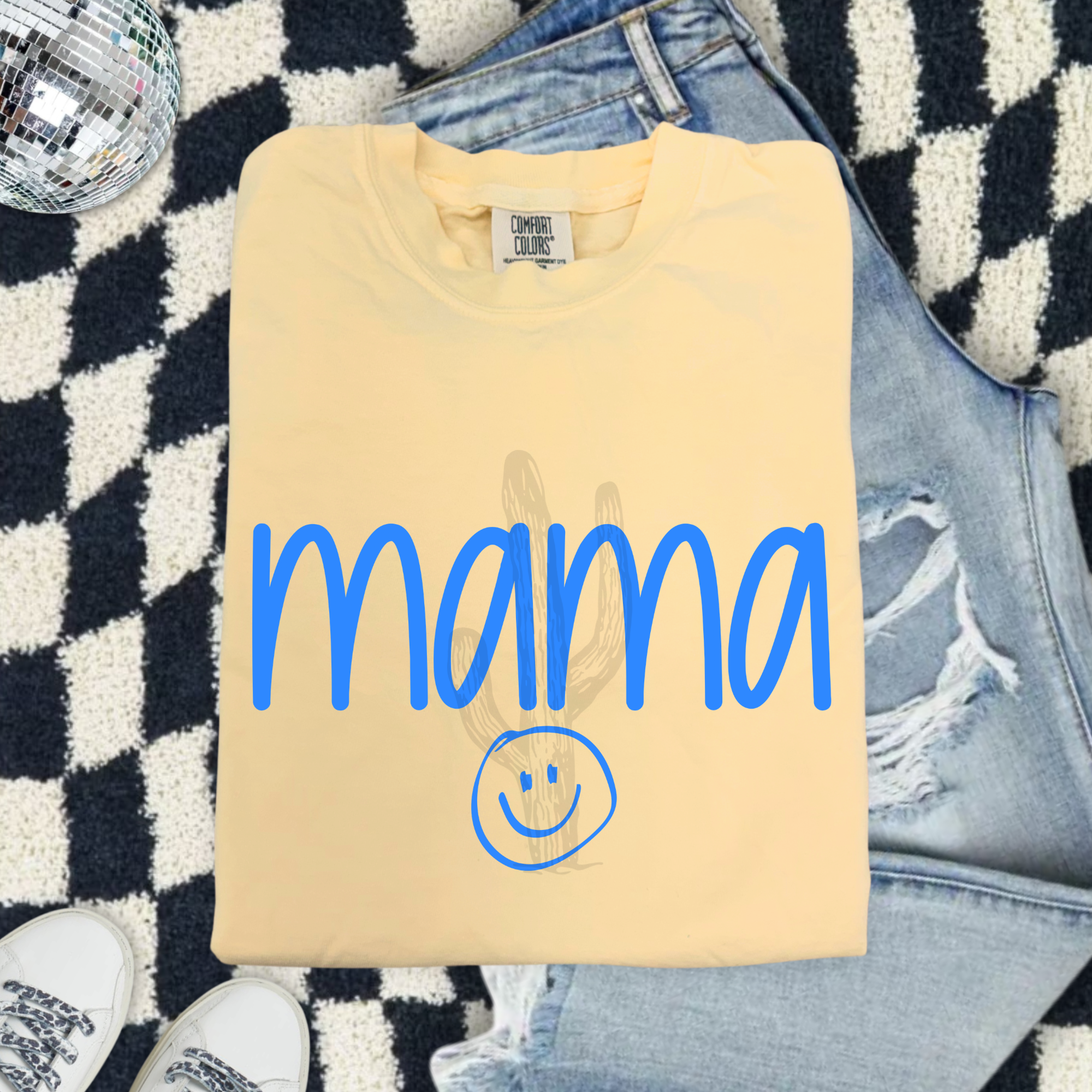 Mama Happy Face **DTF Transfer**