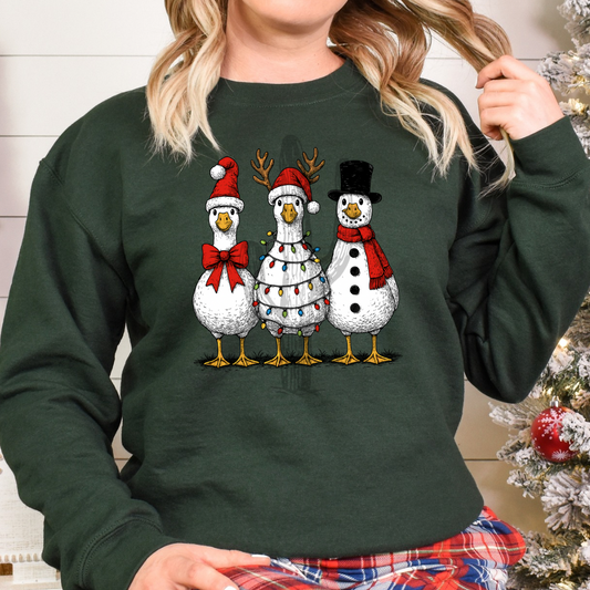 Christmas Geese **DTF Transfer**