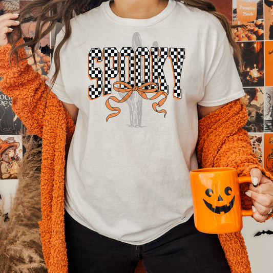 Checker Spooky **DTF Transfer**