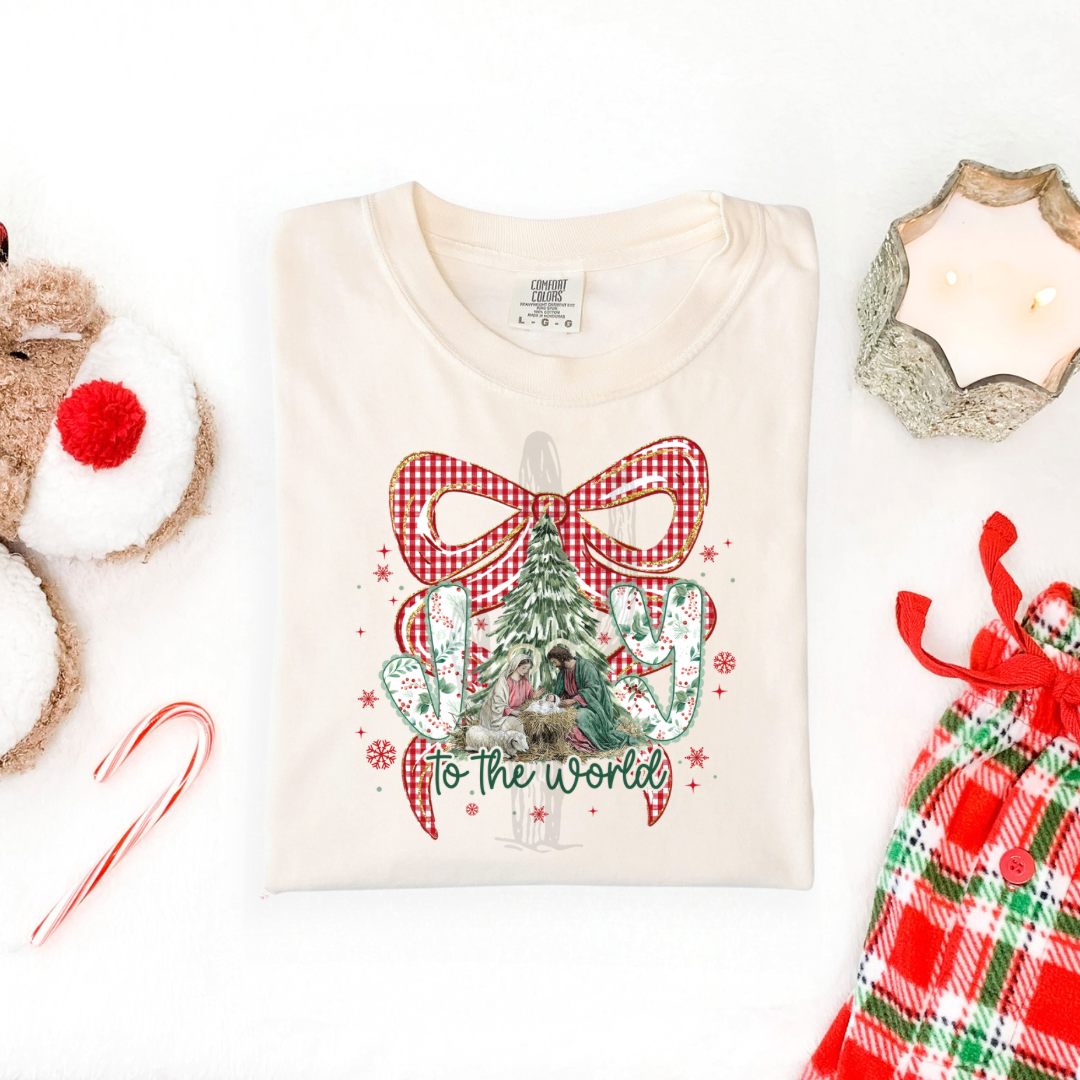 Joy To The World Nativity **DTF Transfer**