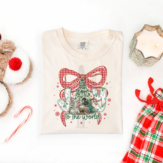 Joy To The World Nativity **DTF Transfer**