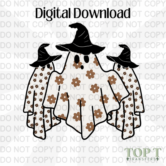 FLORAL GHOST (DIGITAL DOWNLOAD PNG)
