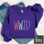 WWJD **Embroidered Crewneck**