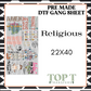 RELIGIOUS (PRE MADE DTF GANG SHEET - 2-5 business day TAT)