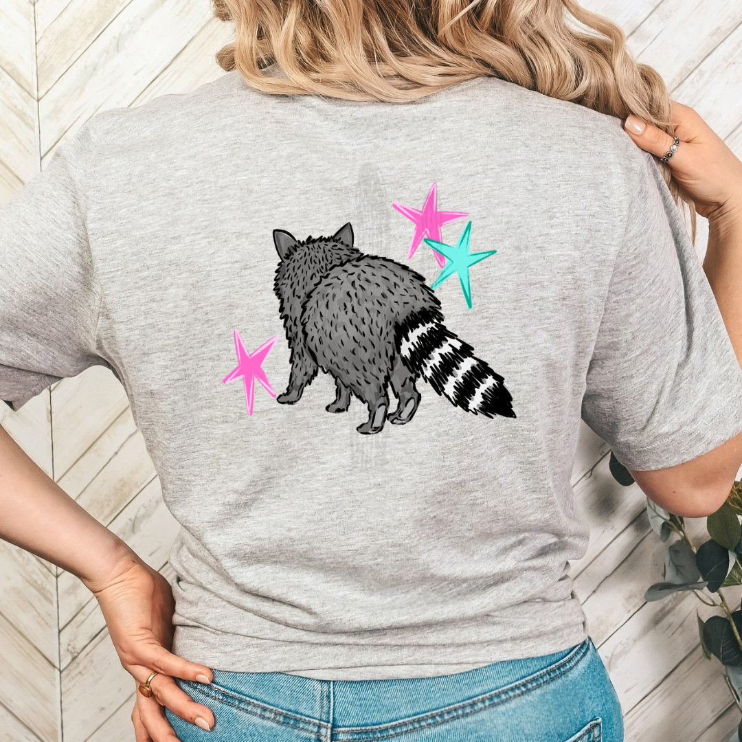 See Ya Soon Raccoon **DTF Transfer**