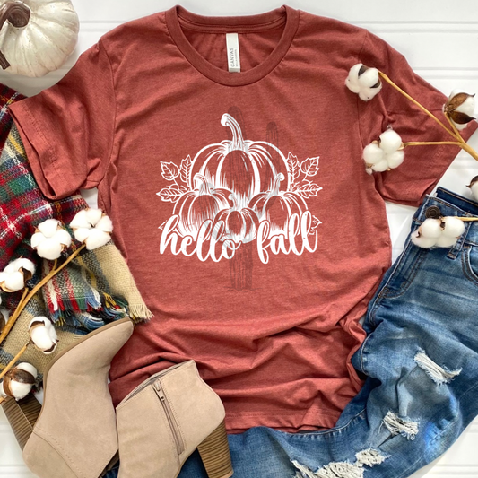 Hello Fall **DTF Transfer**