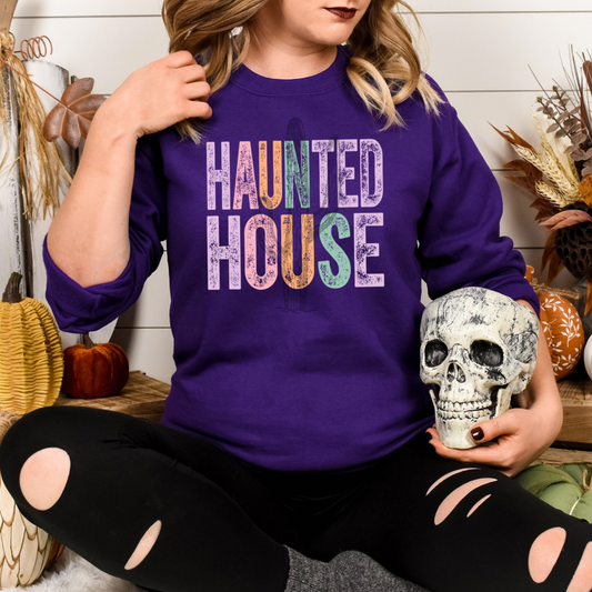 Haunted House **DTF Transfer**