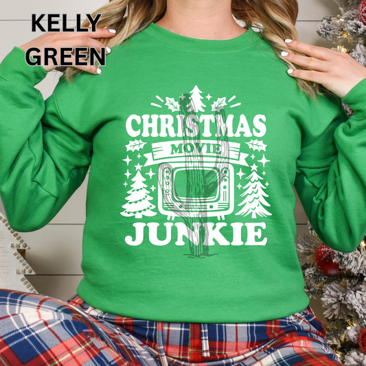 Christmas Movie Junkie - Gildan Crew