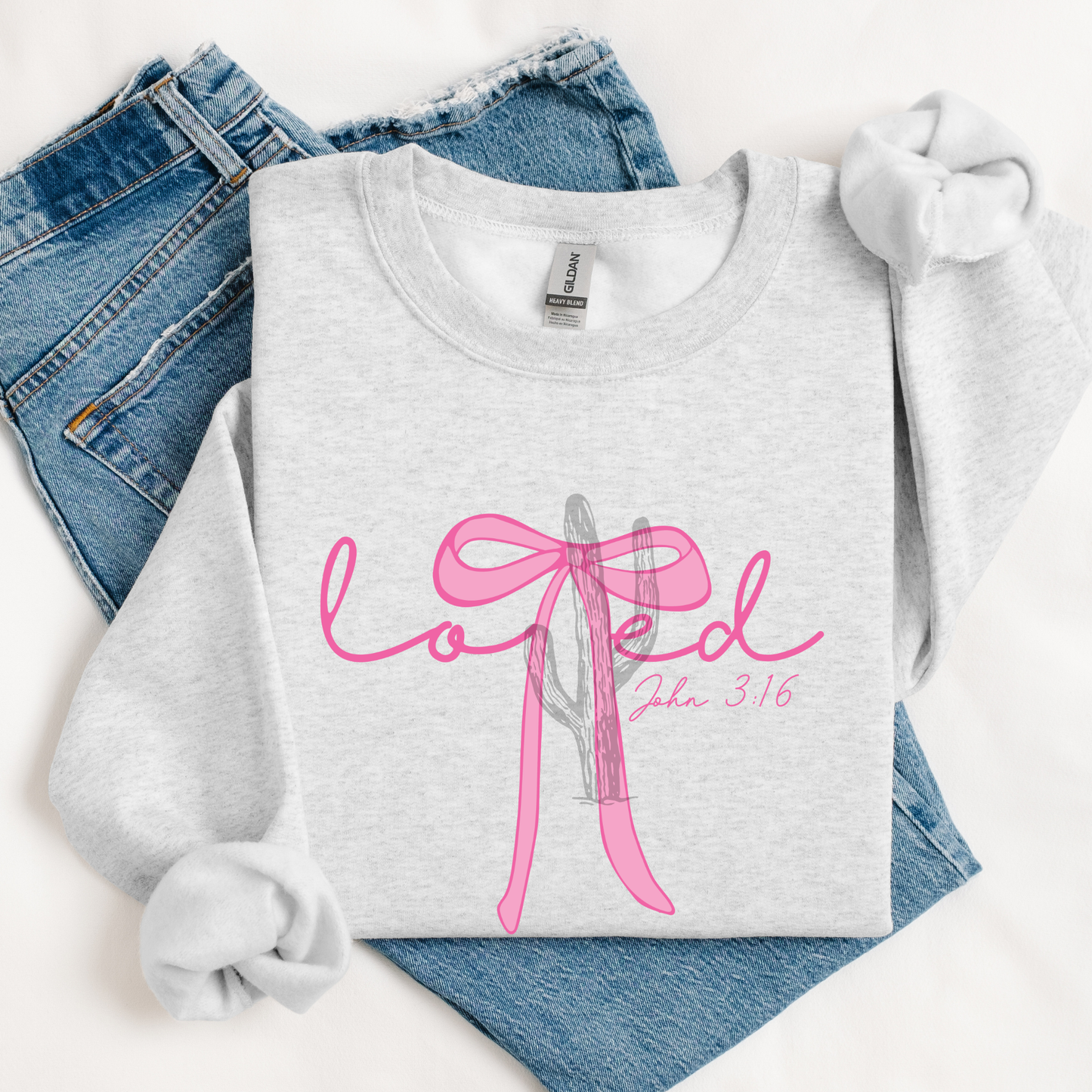 Loved John 3:16 - Wholesale Gildan Crew