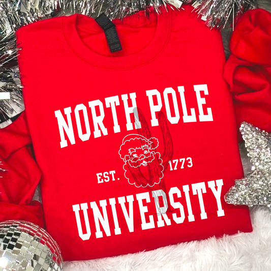 North Pole University **DTF Transfer**