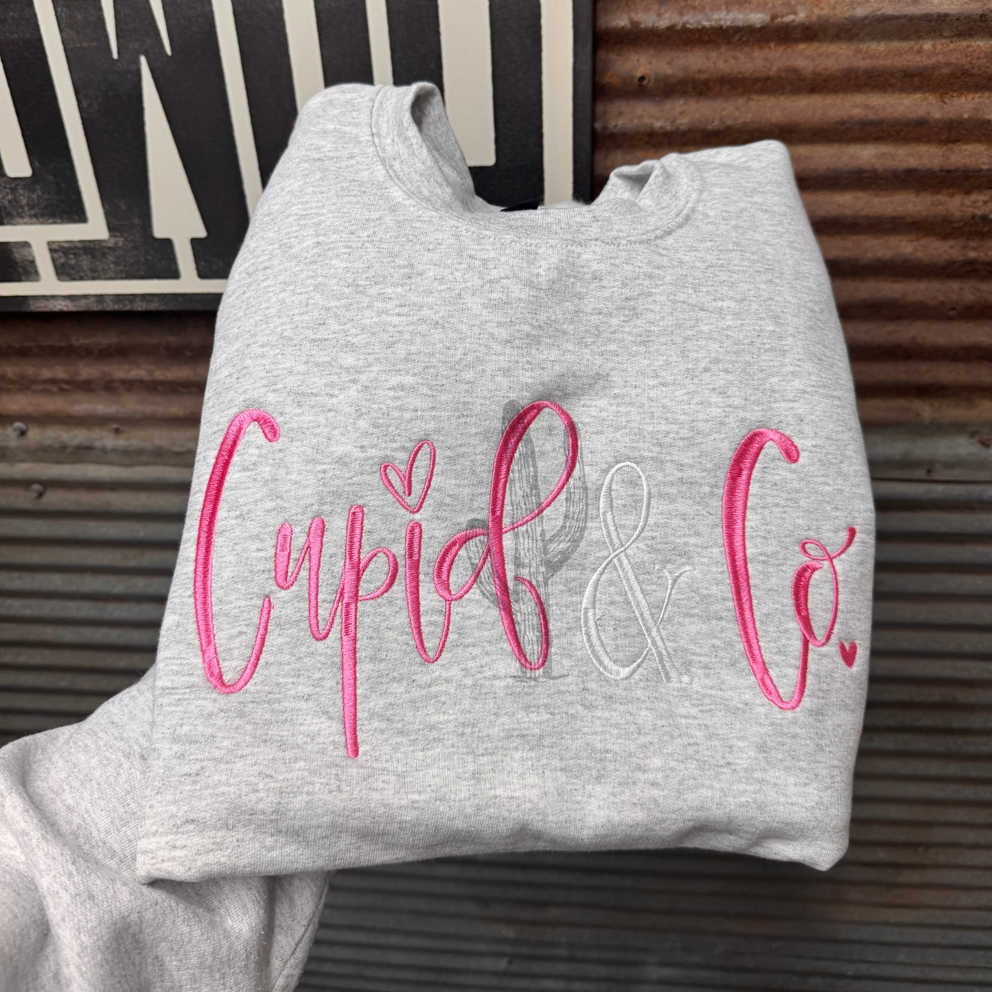 Cupid & Co - Embroidered Crewneck