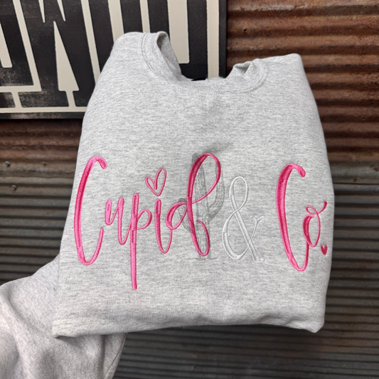 Cupid & Co - Embroidered Crewneck