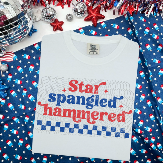 Star Spangled Hammered **DTF Transfer**