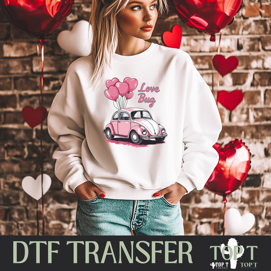 Love Bug I DTF Transfer I 2-5 Business Day TAT