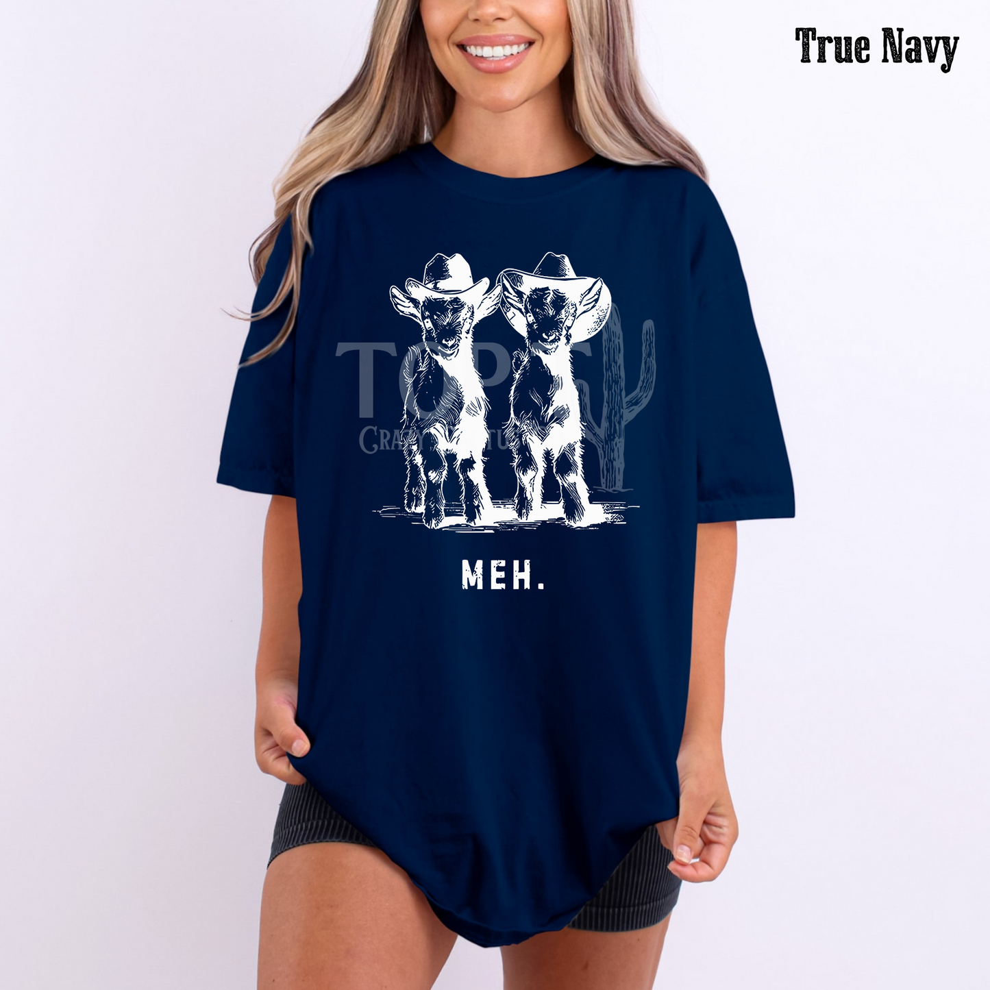 Meh. Goats - Comfort Color Graphic Tee