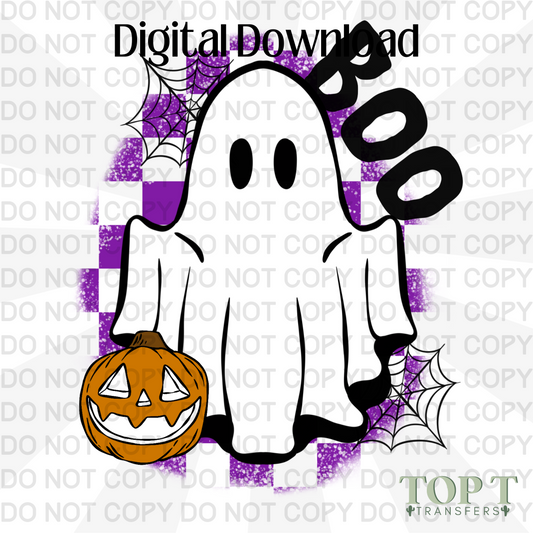 BOO HALLOWEEN GHOST (DIGITAL DOWNLOAD PNG)