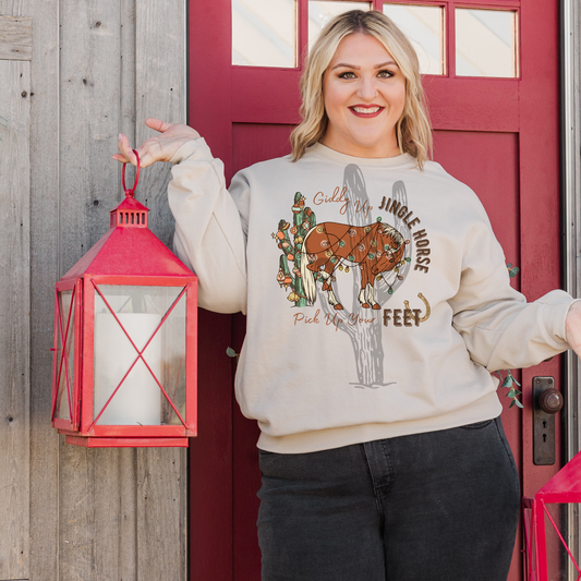 Jingle Horse **DTF Transfer**