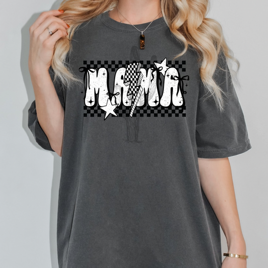 Black & White Mama **DTF Transfer**
