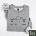 Rancher's Wife **Embroidered Crewneck**