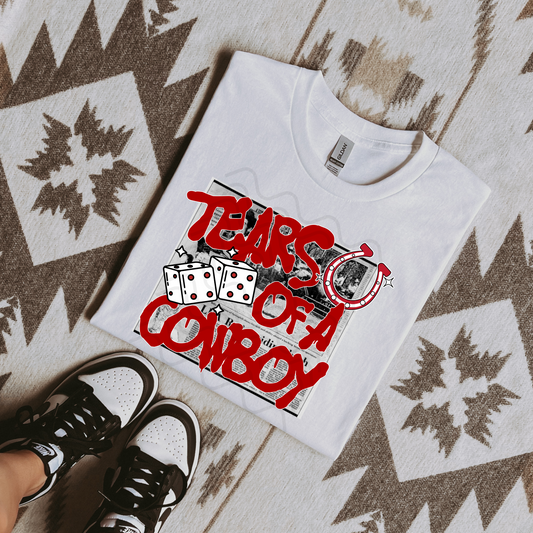 Tears of a Cowboy **DTF Transfer**