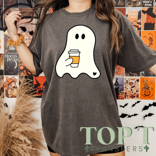 COFFEE GHOST (DTF TRANSFER)