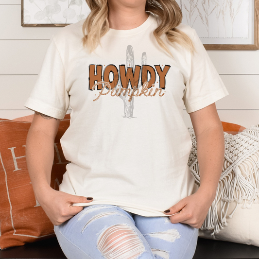 Howdy Pumpkin **DTF Transfer**