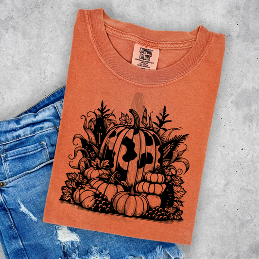 Western Pumpkin Stack 2 **DTF Transfer**