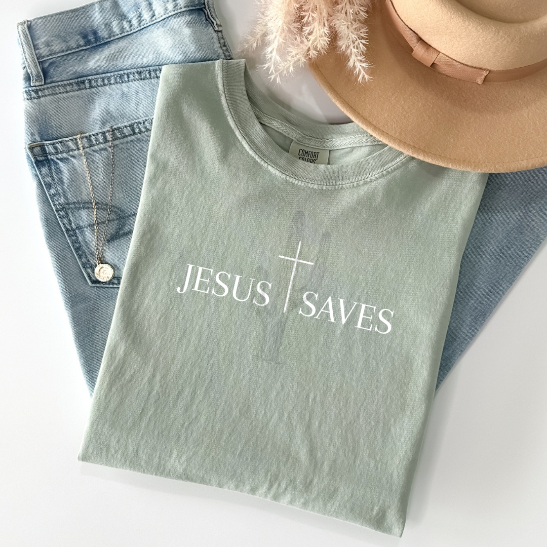 Jesus Saves **DTF Transfer**