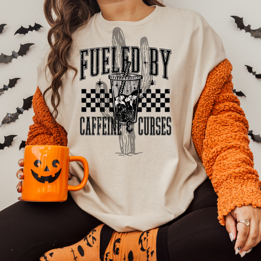 Fueled by Caffeine & Curses **DTF Transfer**