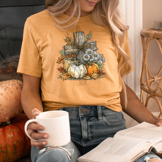 Fall Cross **DTF Transfer**