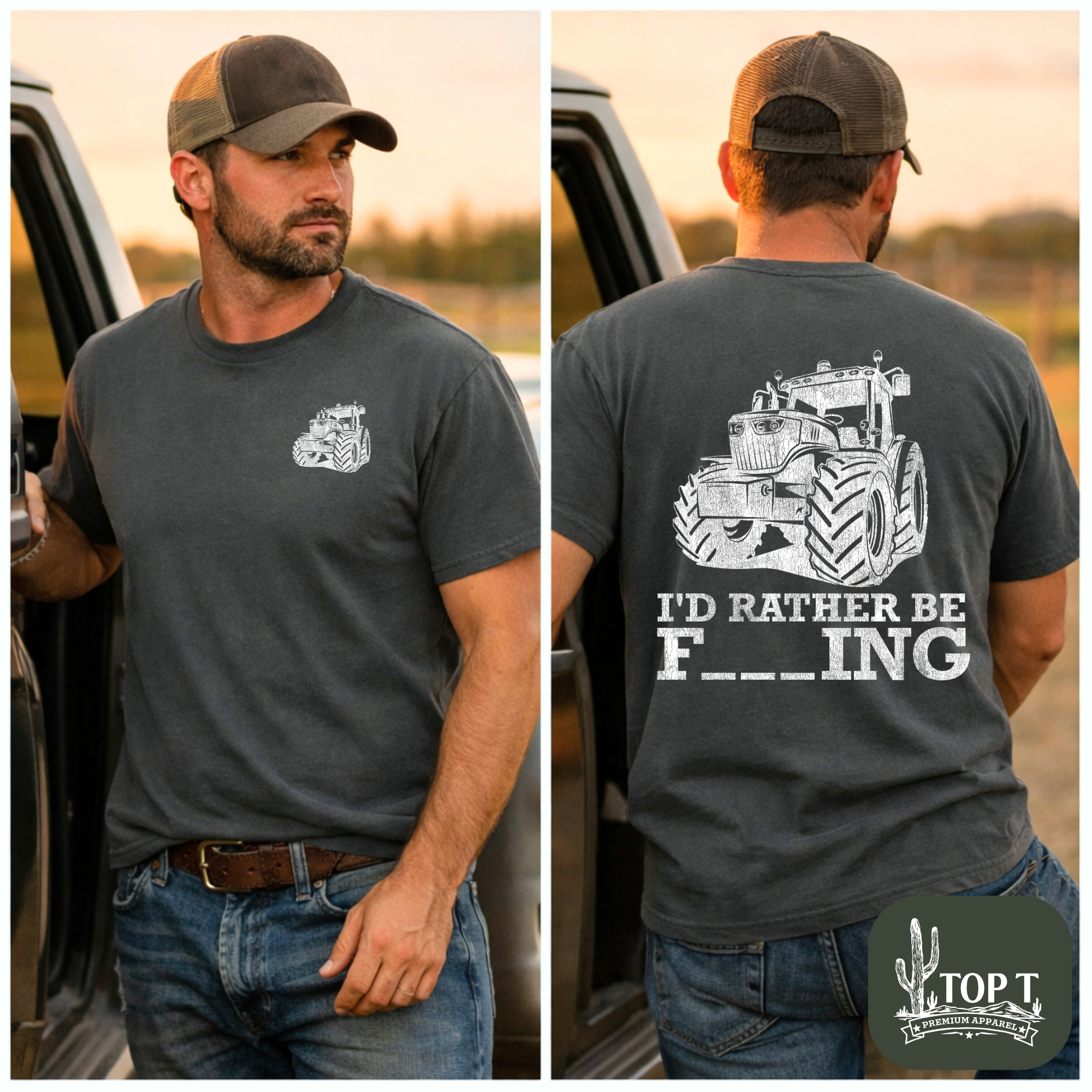 I'd Rather Be  F _ _ _ ING **Graphic Tee**