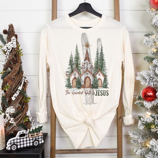 The Greatest Gift Is Jesus **DTF Transfer**