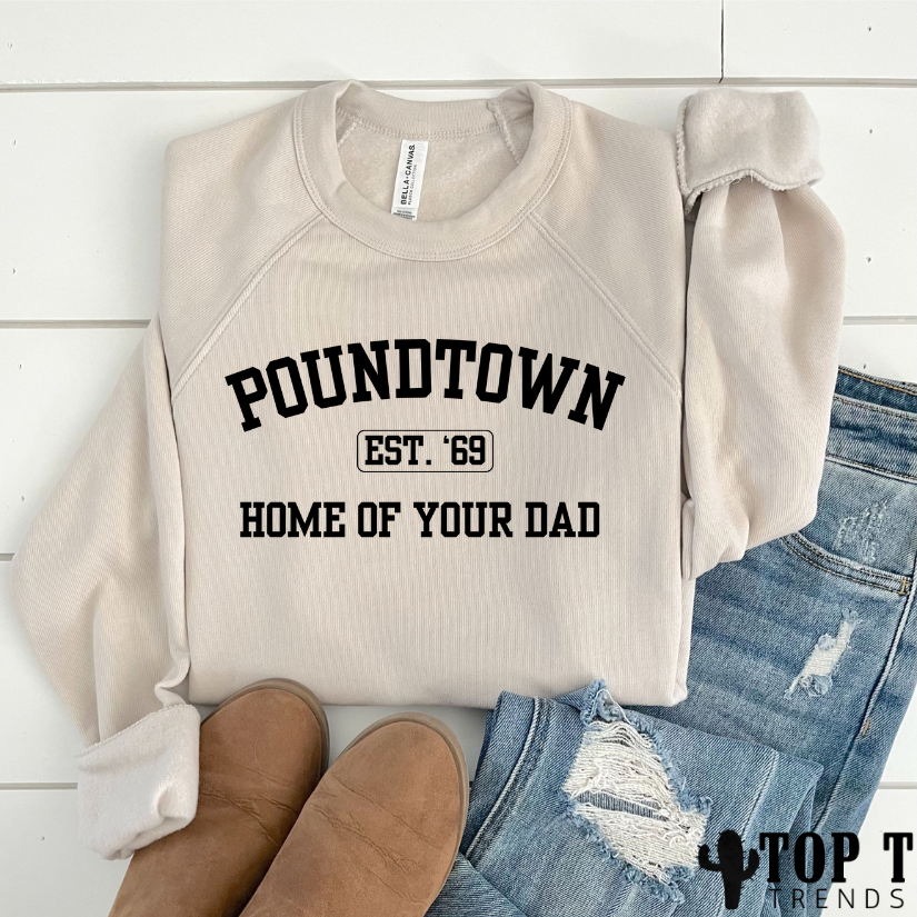 POUNDTOWN (SWEATSHIRT or TEE - 3-9 business day TAT)