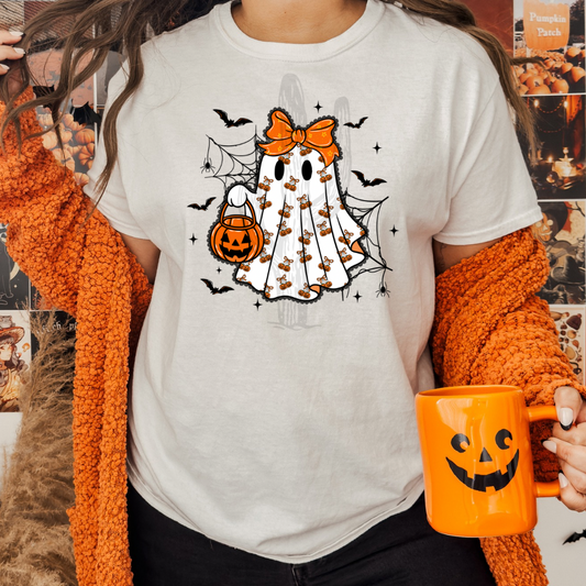 Cherry Pumpkin Ghost **DTF Transfer**