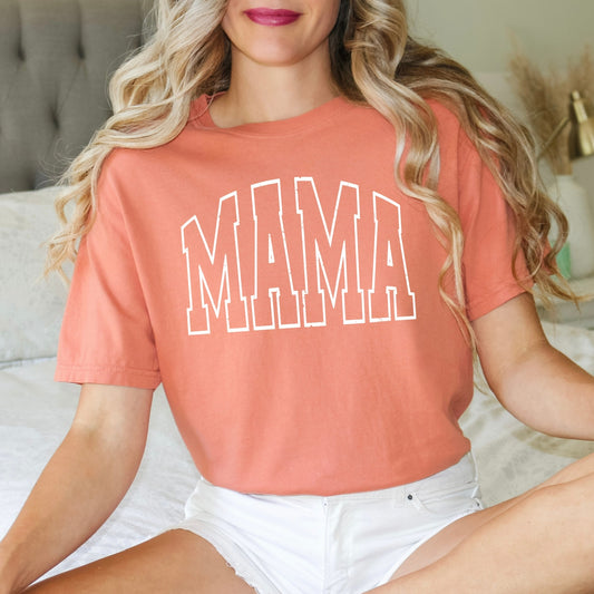 Distressed Mama **Screen Print Transfer**