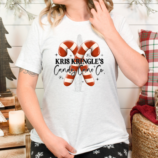 Kris Kringle’s Candy Cane Co. **DTF Transfer**