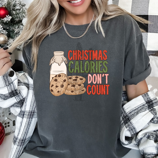 Christmas Calories Don’t Count **DTF Transfer**